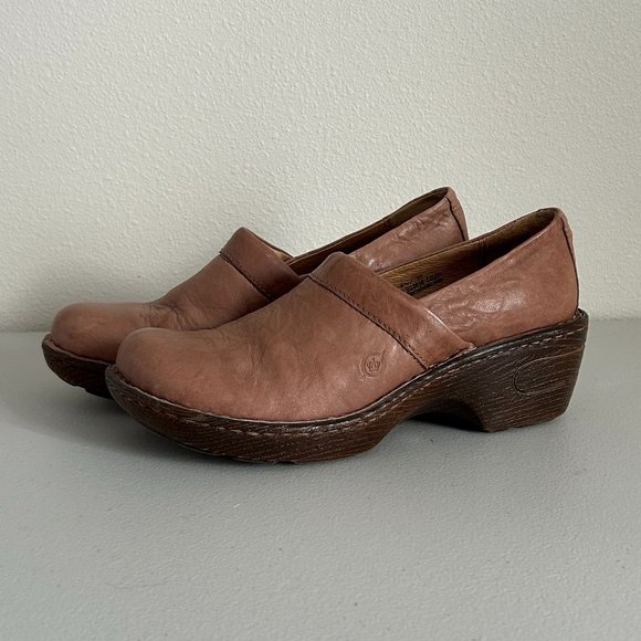 Born Leather Clogs - Picture 4 of 9
